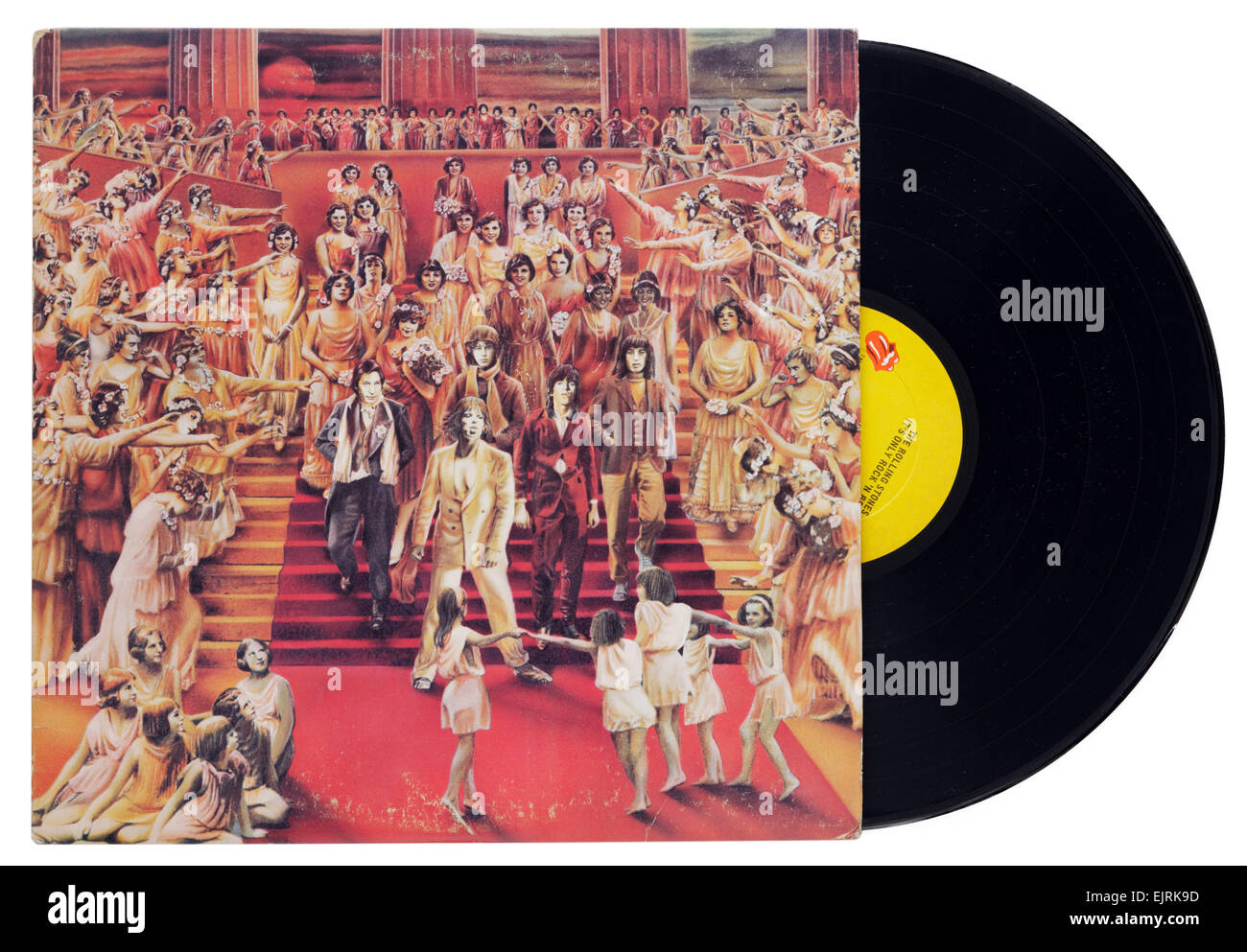 Les Rolling Stones son seul Rock 'n' Roll album Banque D'Images