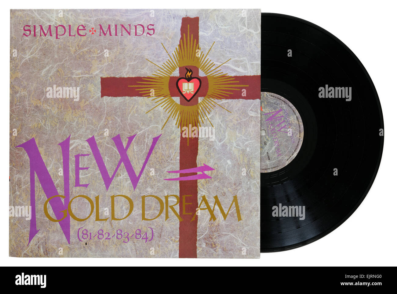 Simple Minds album New Gold Dream Banque D'Images