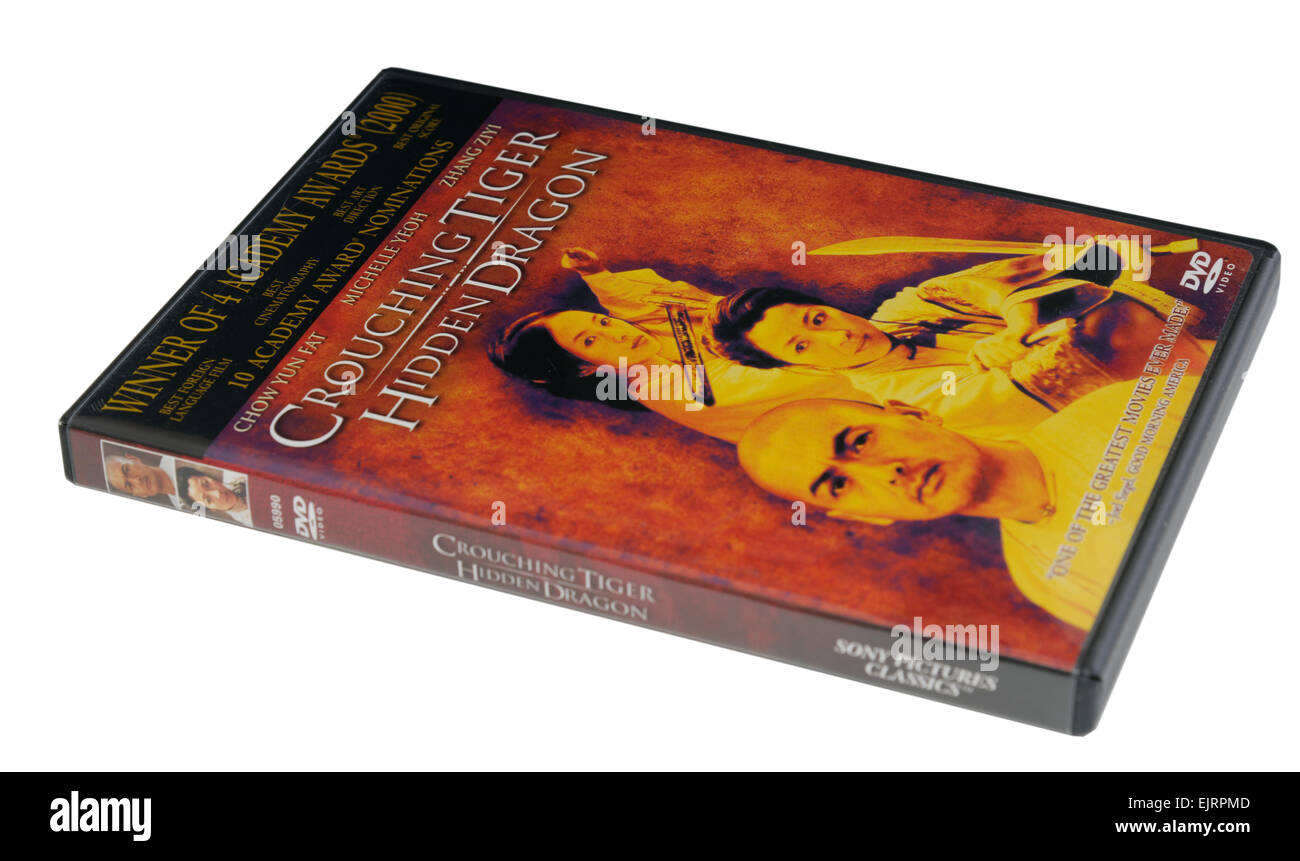 Tigre et Dragon film sur DVD Banque D'Images