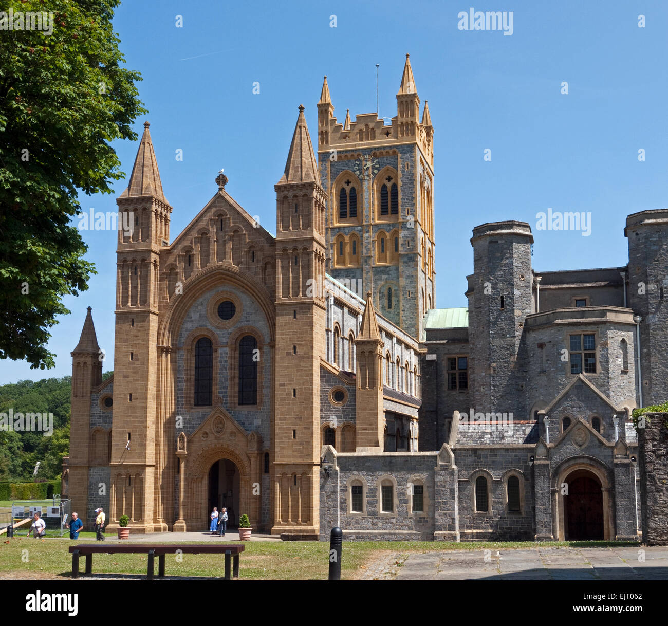 Abbaye de Buckfast, sur le bord de Dartmoor National Park, Devon, Angleterre Banque D'Images