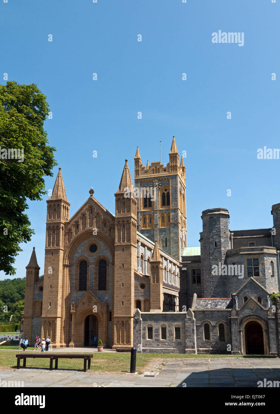 Abbaye de Buckfast, sur le bord de Dartmoor National Park, Devon, Angleterre Banque D'Images