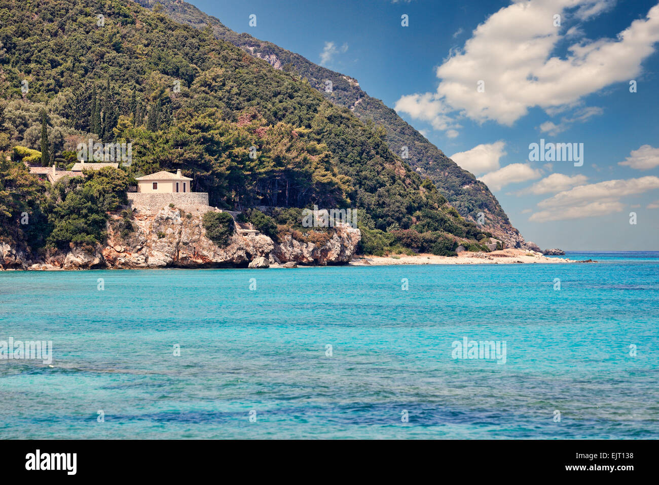 Village Agios Giannis à Lefkada, Grèce Banque D'Images