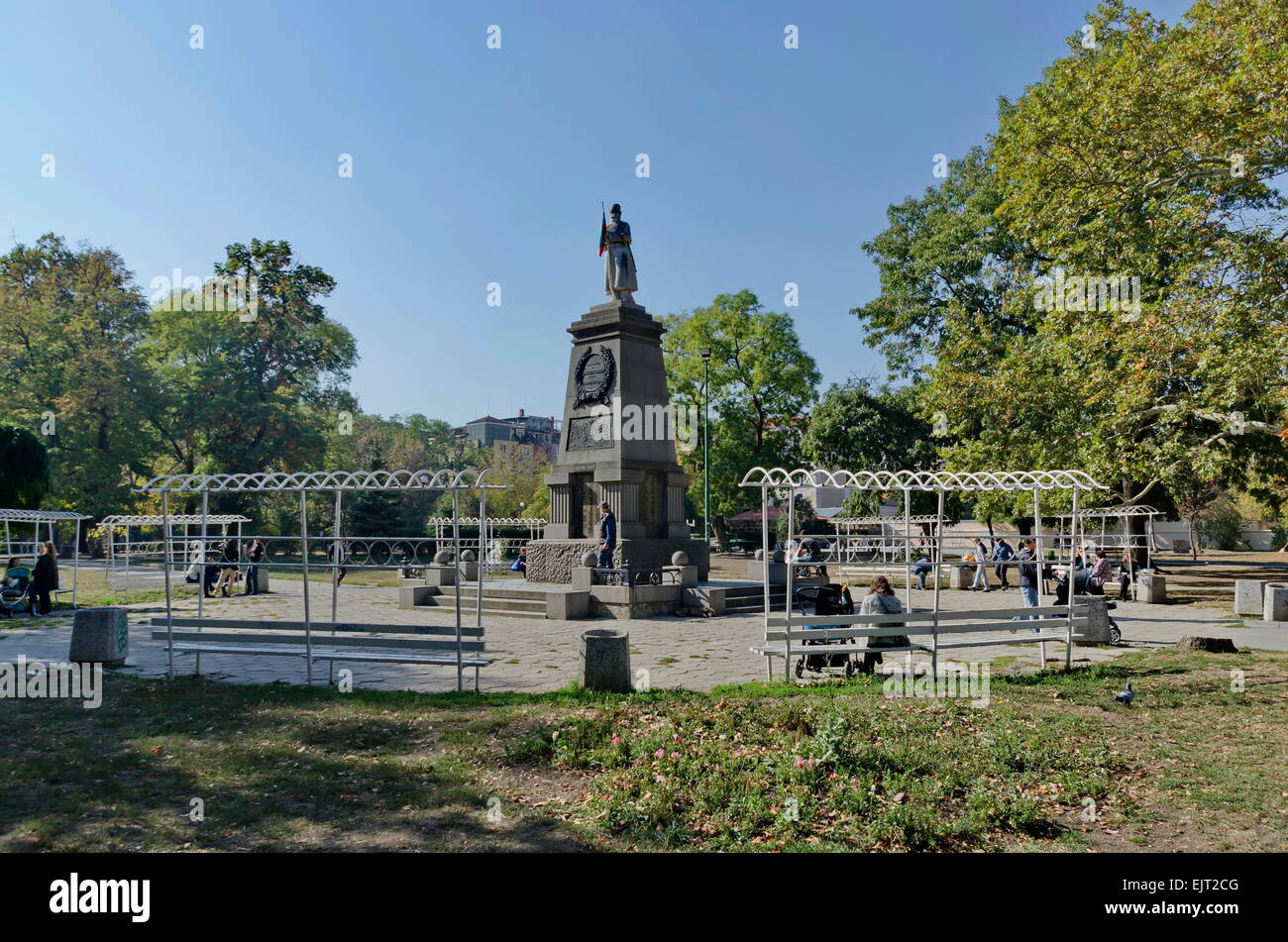 Monument de l'épique d'Edirne à Sofia, Bulgarie Banque D'Images