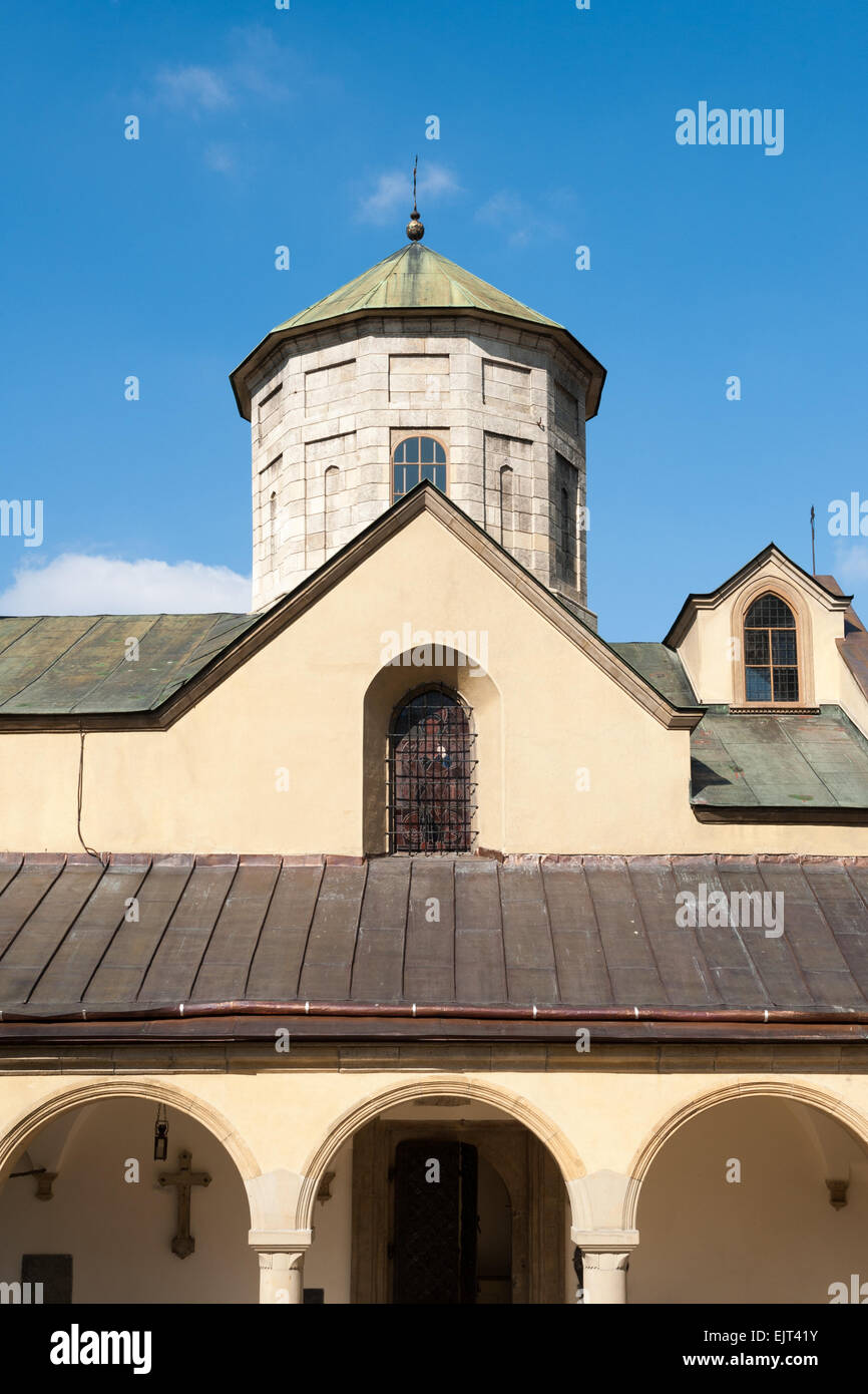 L'ancienne cathédrale arménienne dans la vieille ville de Lviv, Ukraine Banque D'Images