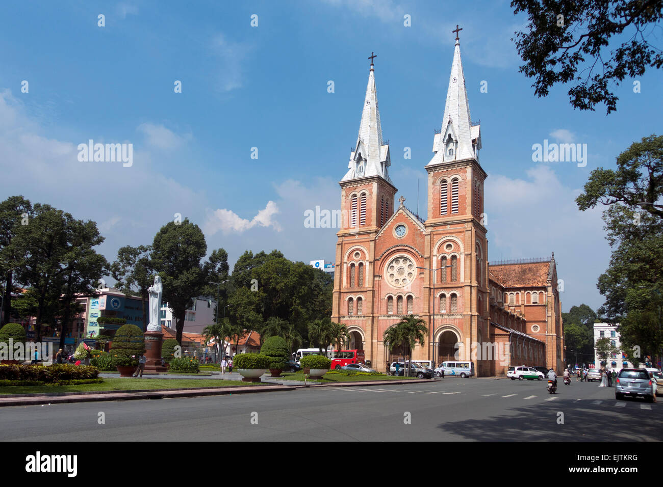 Eglise Notre Dame, Ho Chi Minh City, Vietnam Banque D'Images