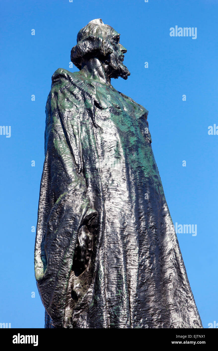 Statue de Jan Hus Old Town Square Prague République Tchèque Banque D'Images