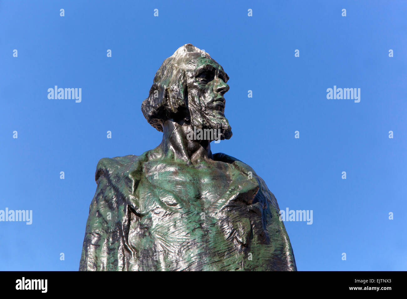 Statue de Jan Hus sur la place de la Vieille Ville Prague République Tchèque Banque D'Images