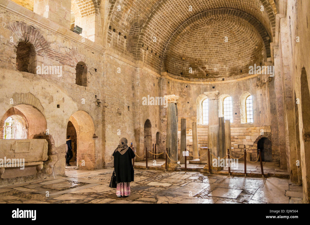 Chevet de l'église St Nicholas, Demre, Antalya Province, Région de l'Egée, la Turquie Banque D'Images