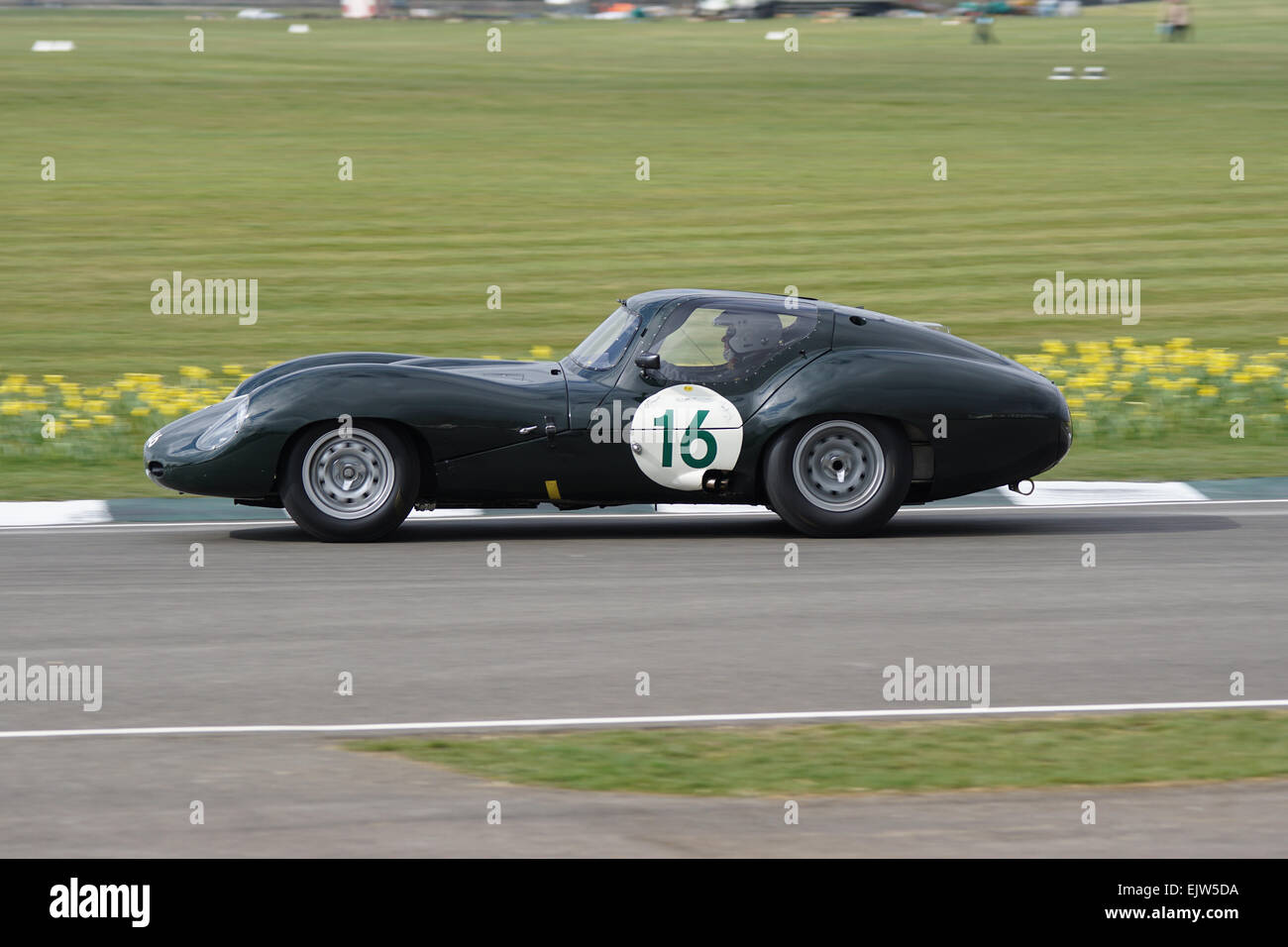 1963 Lister Jaguar Coupé Banque D'Images