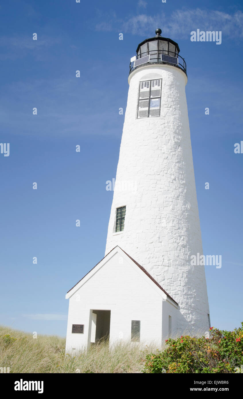 USA, Massachusetts, Nantucket Island, Great Point, vue de leuchtturm Banque D'Images