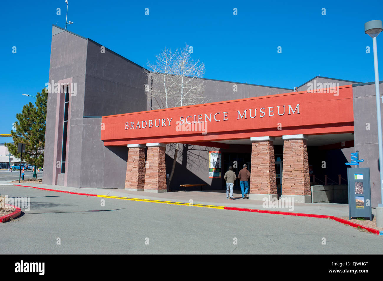 USA New Mexico NM Los Alamos Bradbury Science Museum exterior Banque D'Images