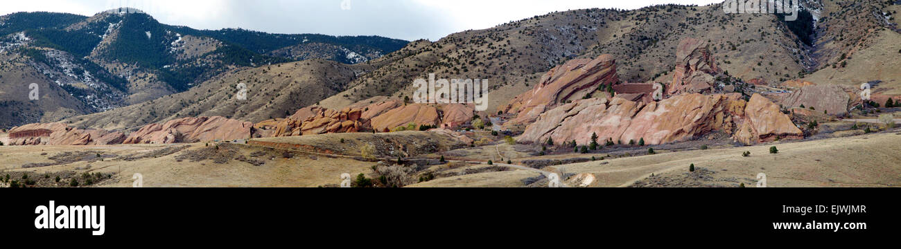 Red Rocks Park et à l'Amphithéâtre Banque D'Images