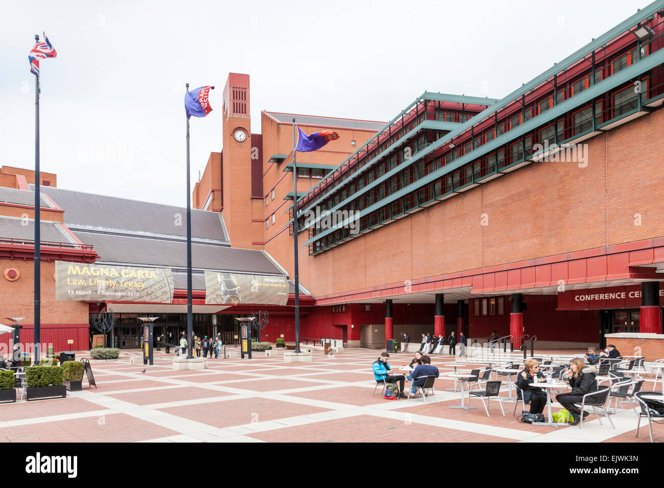 British Library, London, England, UK Banque D'Images
