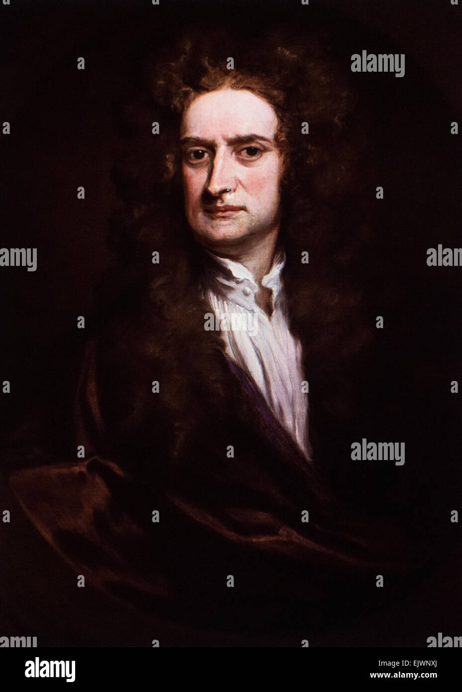 'Portrait' Isaac Newton newton Banque D'Images
