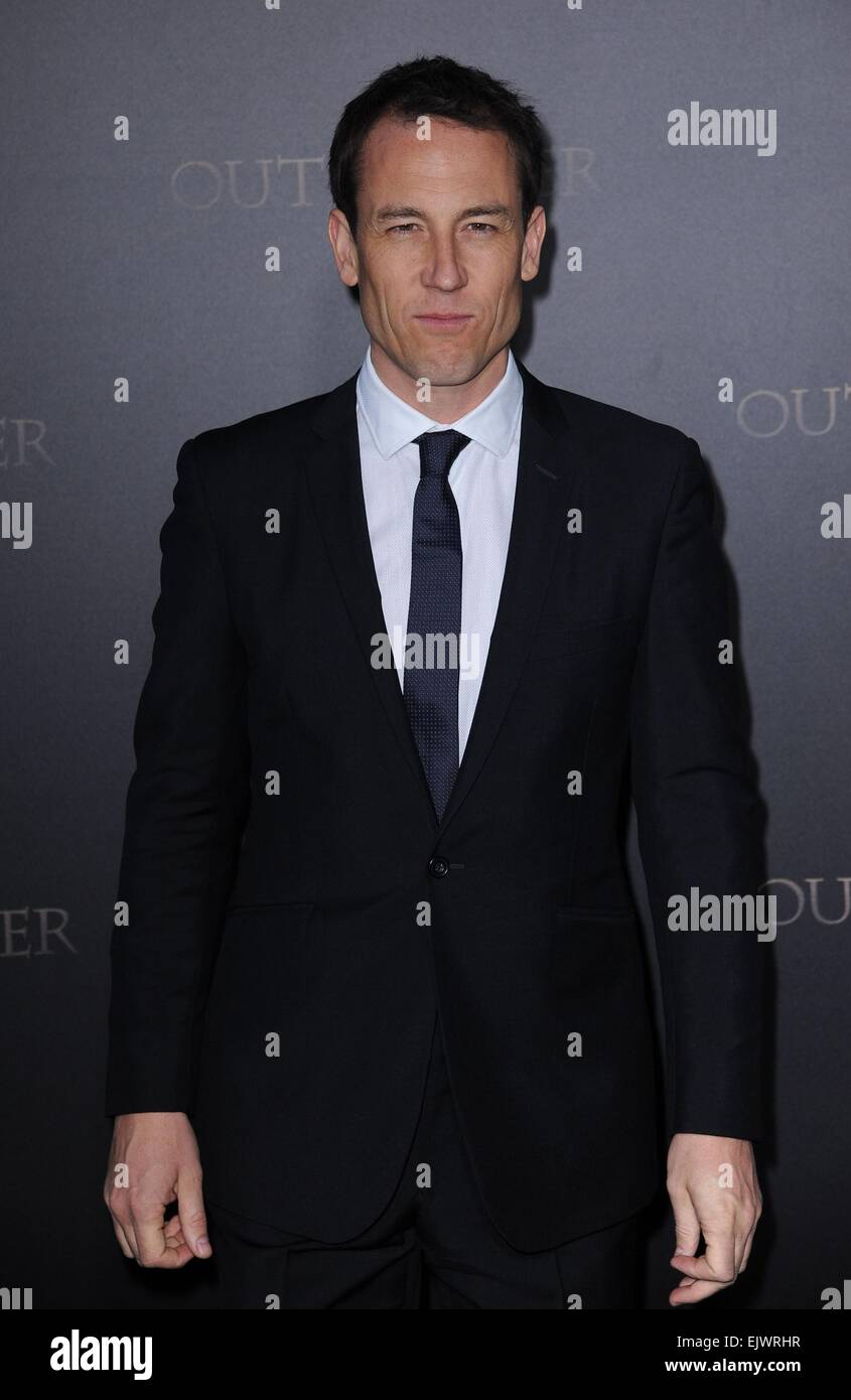 New York, NY, USA. 1er avril 2015. Tobias Menzies aux arrivées d'OUTLANDER, Premiere mi-saison Ziegfeld Theatre, New York, NY Avril 1, 2015. Credit : Kristin Callahan/Everett Collection/Alamy Live News Banque D'Images