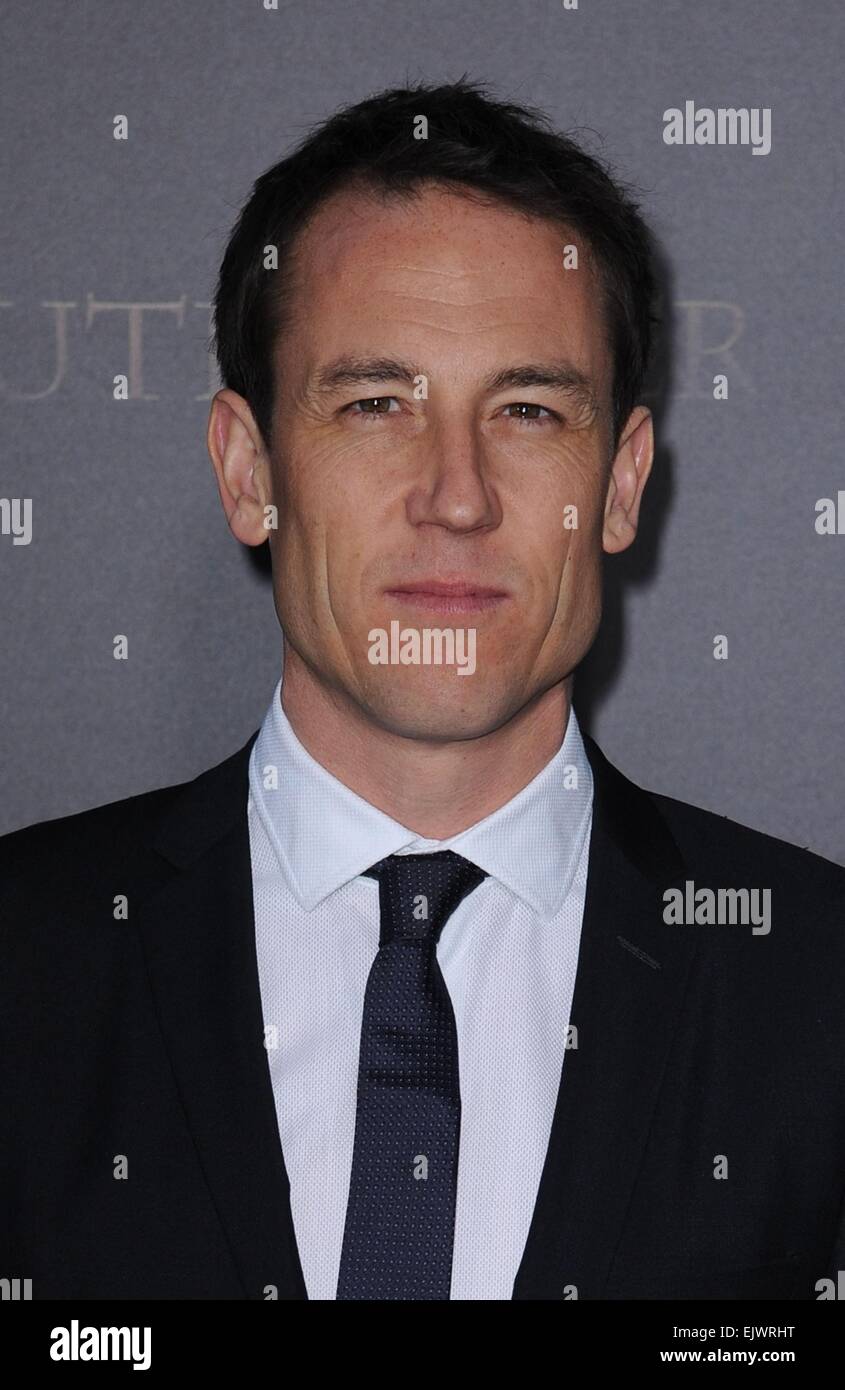 New York, NY, USA. 1er avril 2015. Tobias Menzies aux arrivées d'OUTLANDER, Premiere mi-saison Ziegfeld Theatre, New York, NY Avril 1, 2015. Credit : Kristin Callahan/Everett Collection/Alamy Live News Banque D'Images