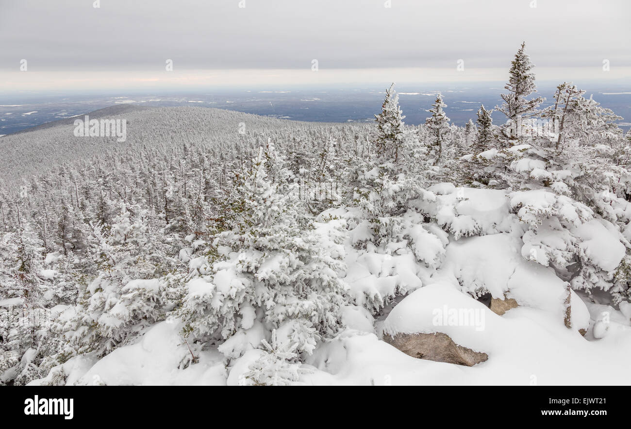 Le Parc national du Mont-Mégantic et l'Observatoire Banque D'Images