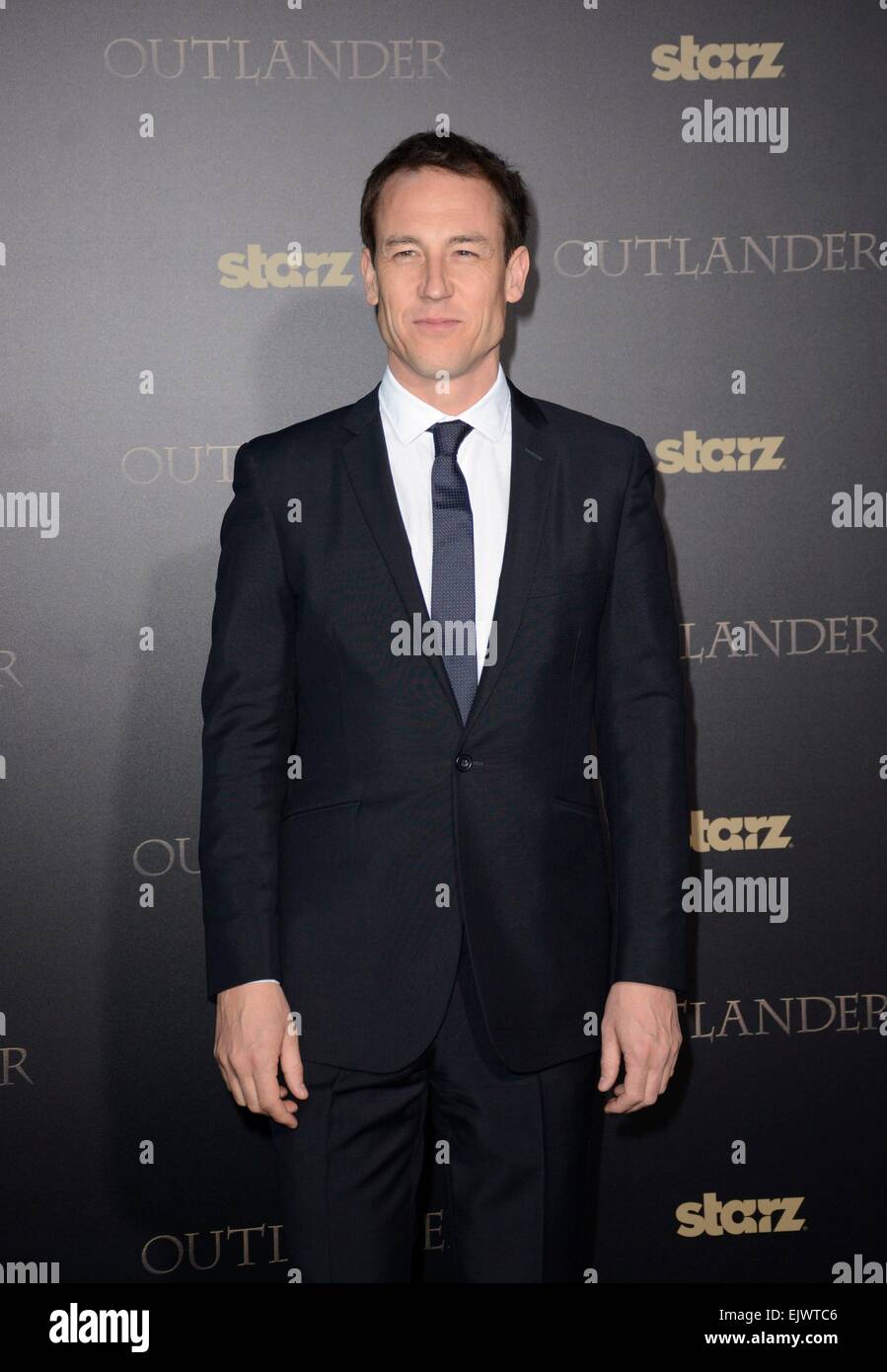 New York, NY, USA. 1er avril 2015. Tobias Menzies aux arrivées d'OUTLANDER, Premiere mi-saison Ziegfeld Theatre, New York, NY Avril 1, 2015. Credit : Derek Storm/Everett Collection/Alamy Live News Banque D'Images