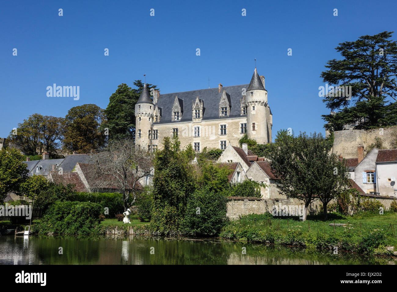 Chateau Montresor, dans la vallée de la Loire, France. Banque D'Images