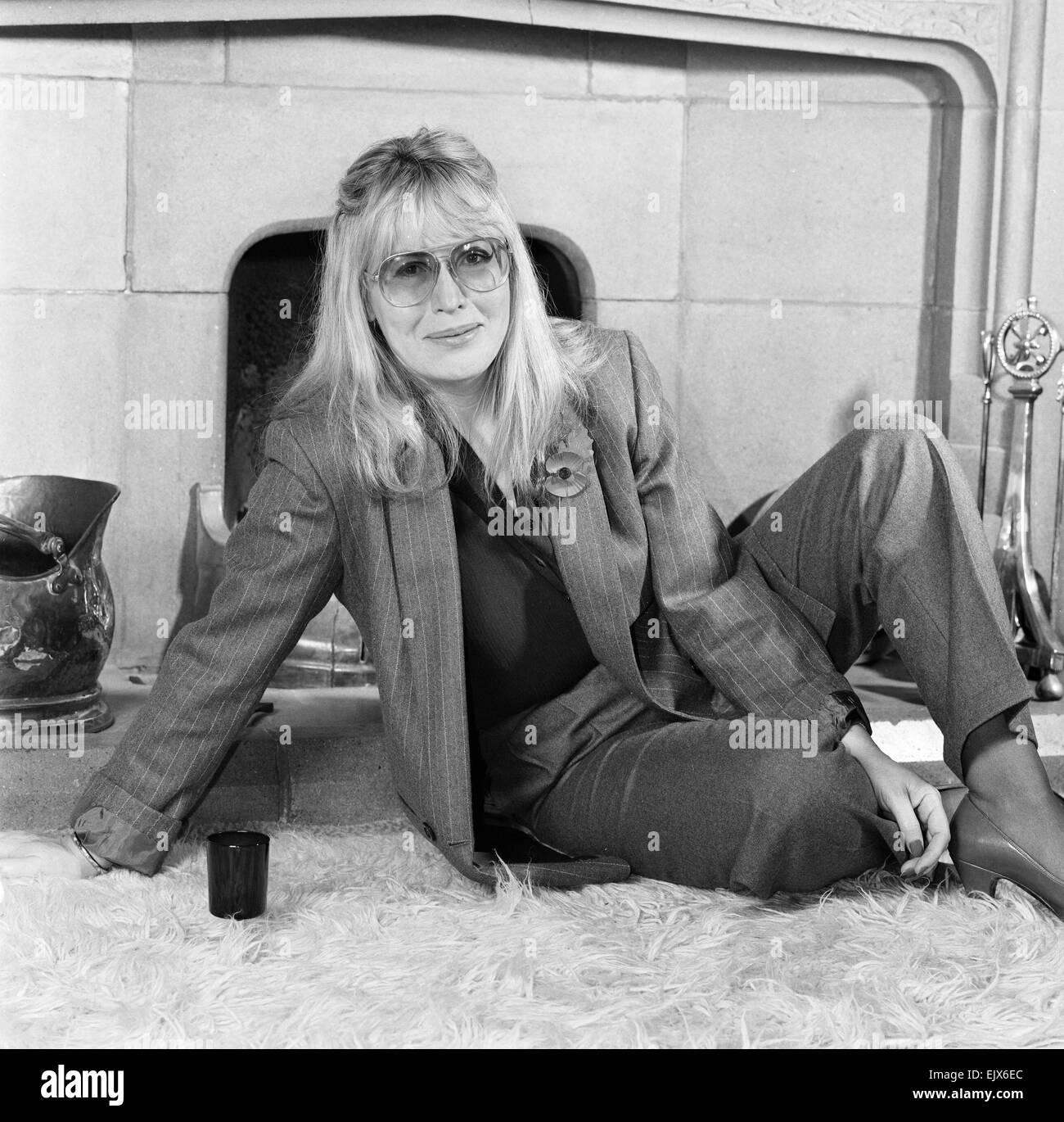 Cynthia Lennon, pose pour les photos, 10 novembre 1984. Banque D'Images