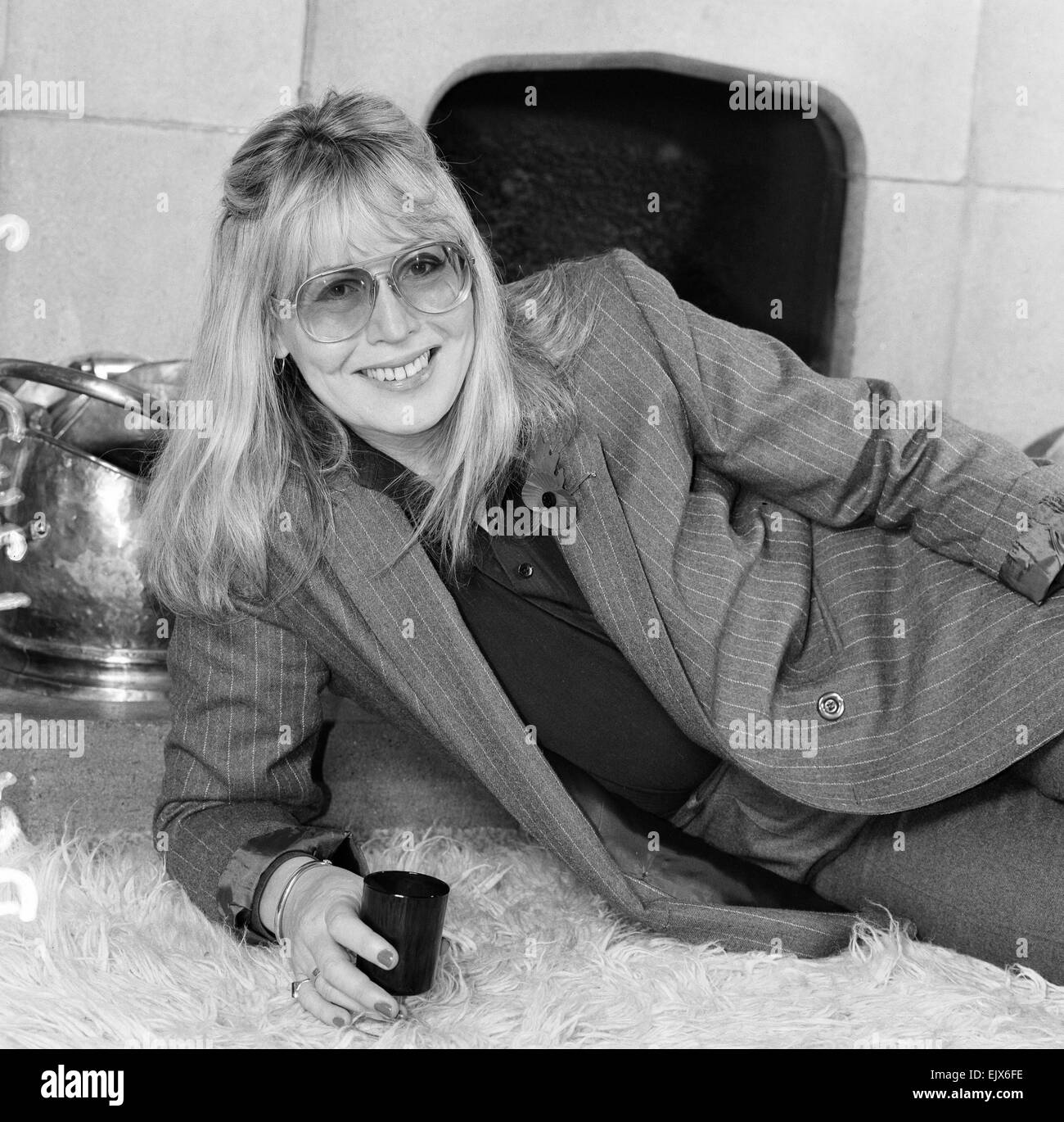 Cynthia Lennon, pose pour les photos, 10 novembre 1984. Banque D'Images