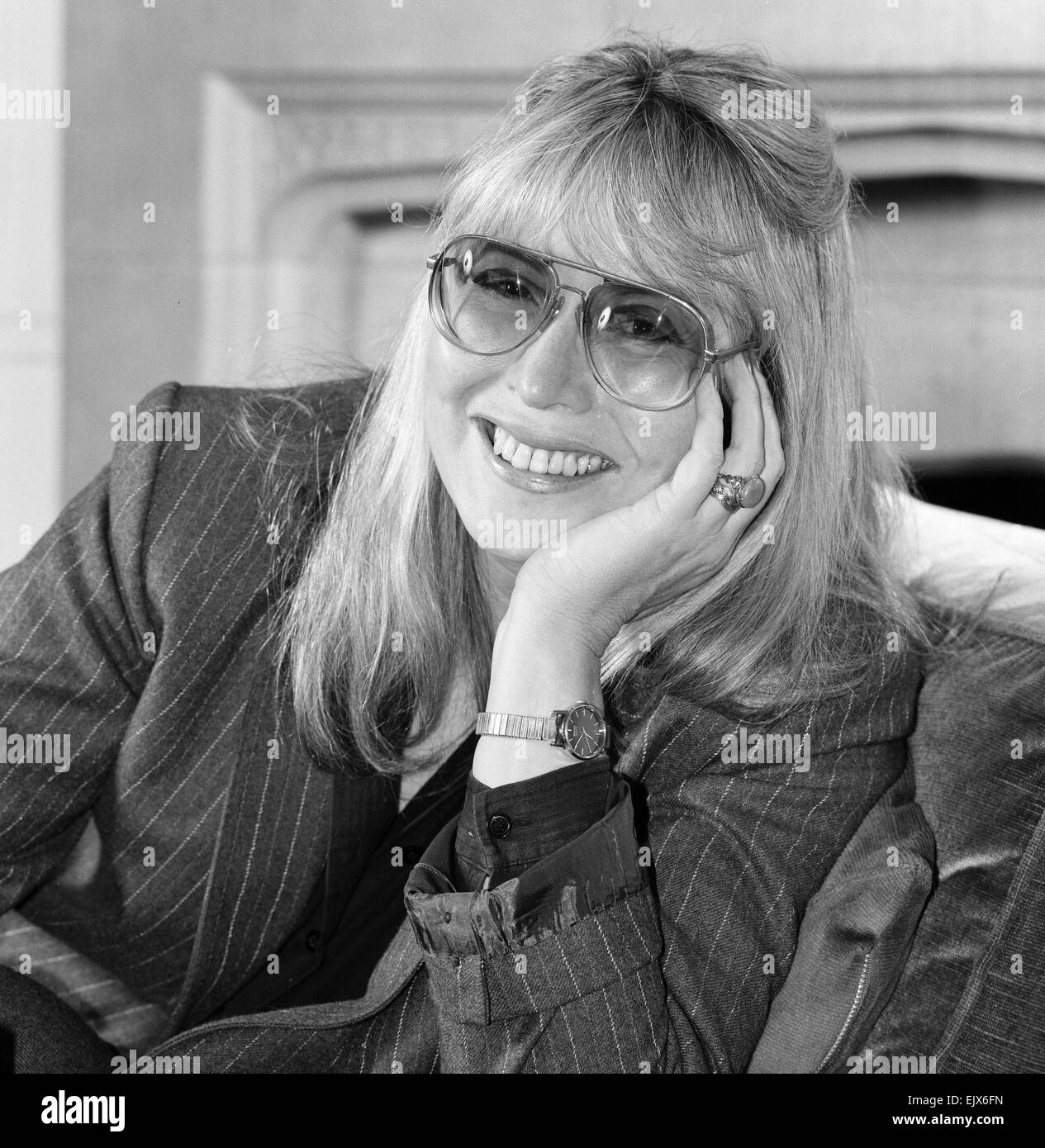 Cynthia Lennon, pose pour les photos, 10 novembre 1984. Banque D'Images