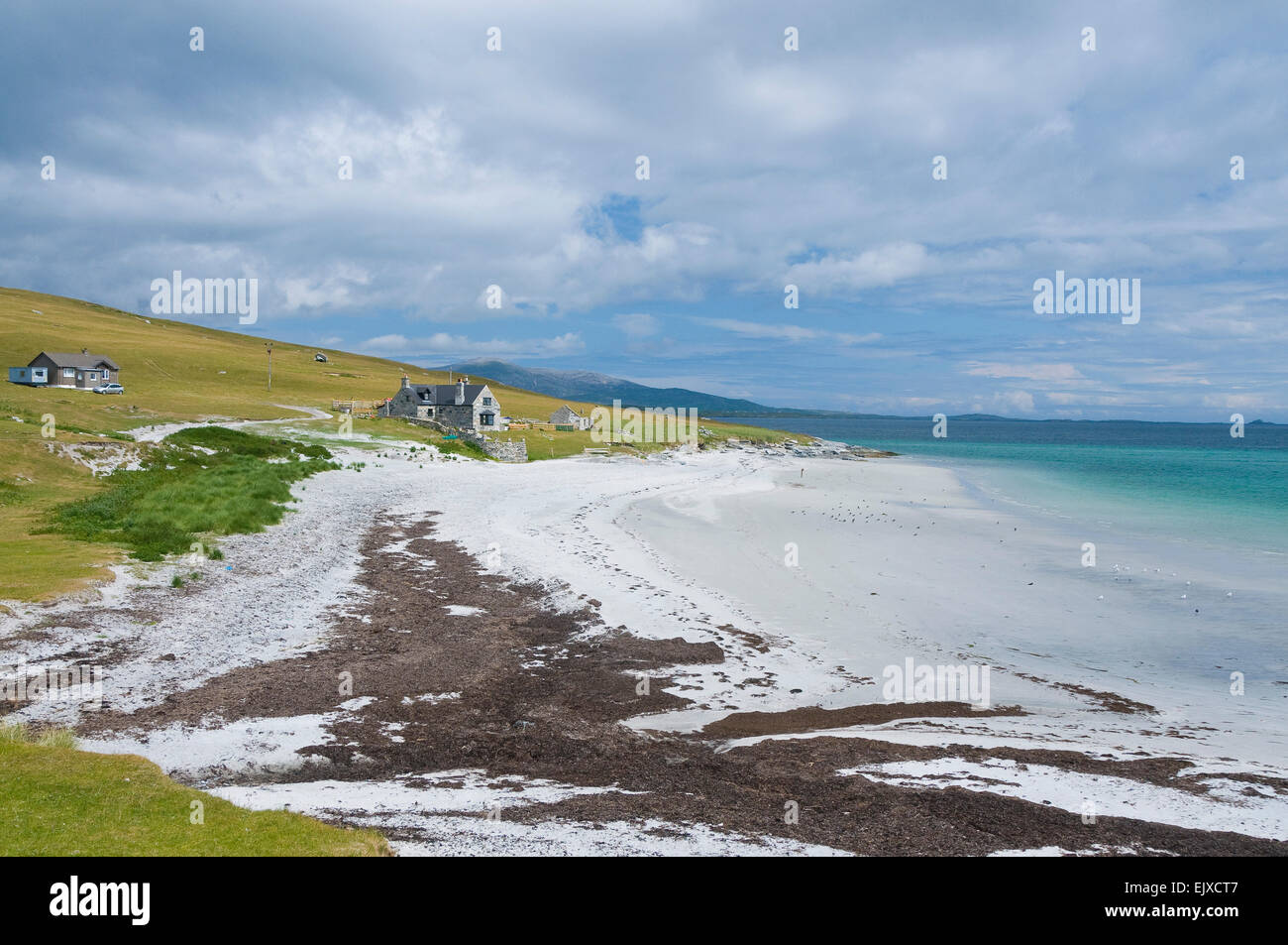 Plage sur berneray Banque D'Images