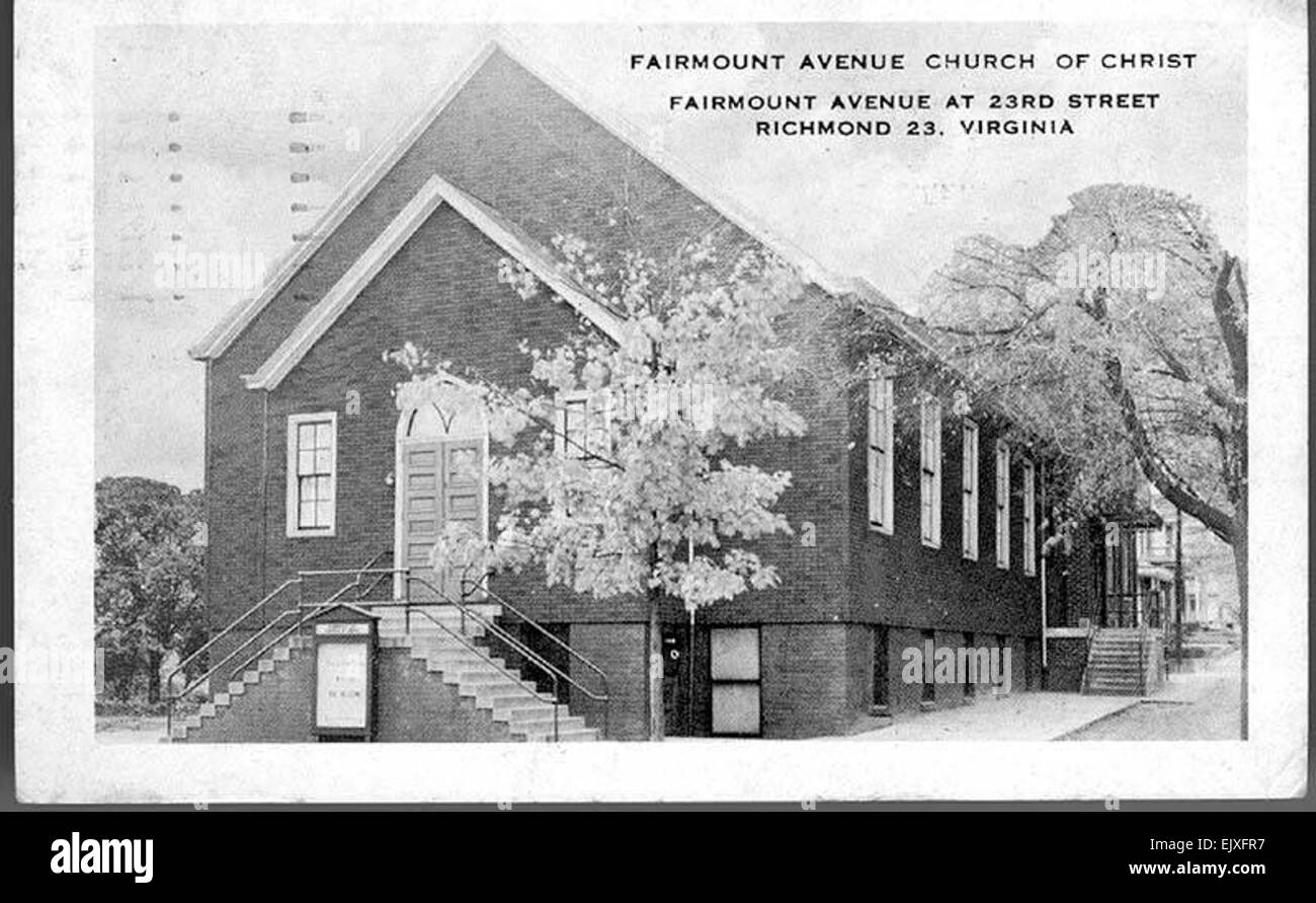 Avenue Fairmount Eglise du Christ, Avenue Fairmount à 23rd Street, Banque D'Images