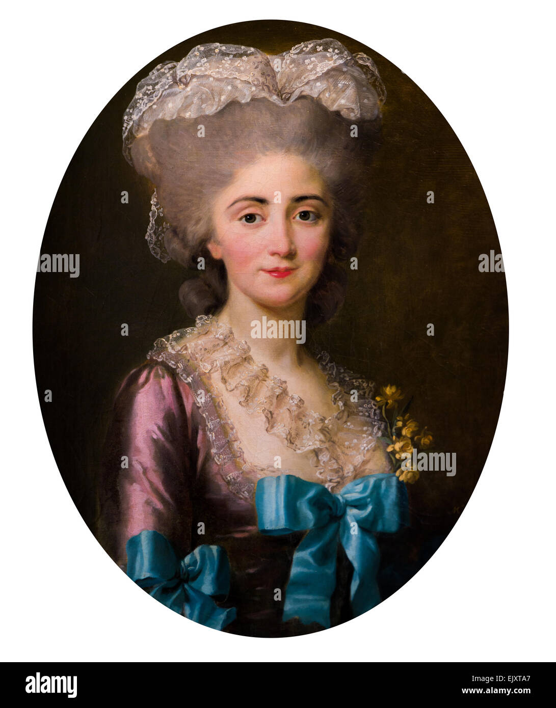 ActiveMuseum 0006002.jpg / Portrait de Mme Lesould le 05/12/2013 - 18e siècle / Collection / Musée actif Banque D'Images