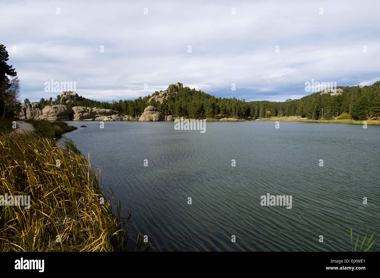 Sylvan Lake, Custer State Park, Black Hills, Dakota du Sud, USA. Banque D'Images