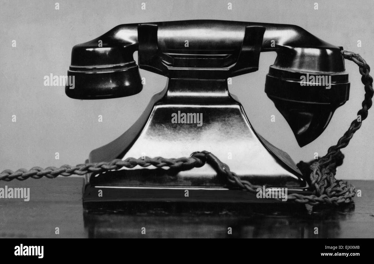 Téléphone. 5 Juillet 1947 Banque D'Images