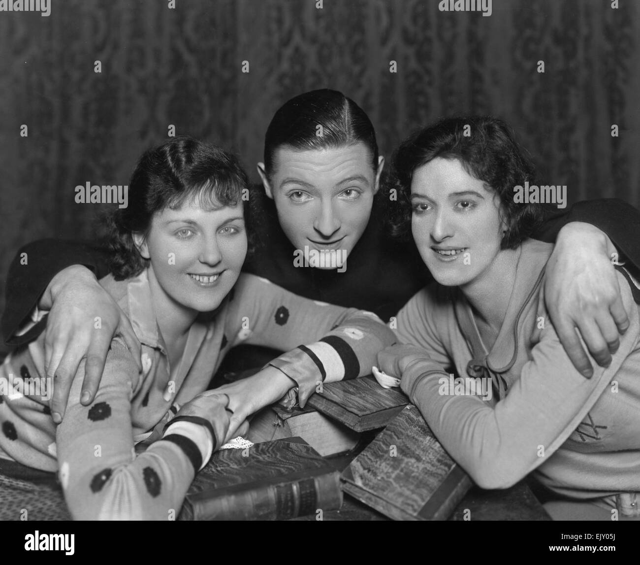 Scène de la jouer le secrétaire privé. 20 février 1930. Banque D'Images