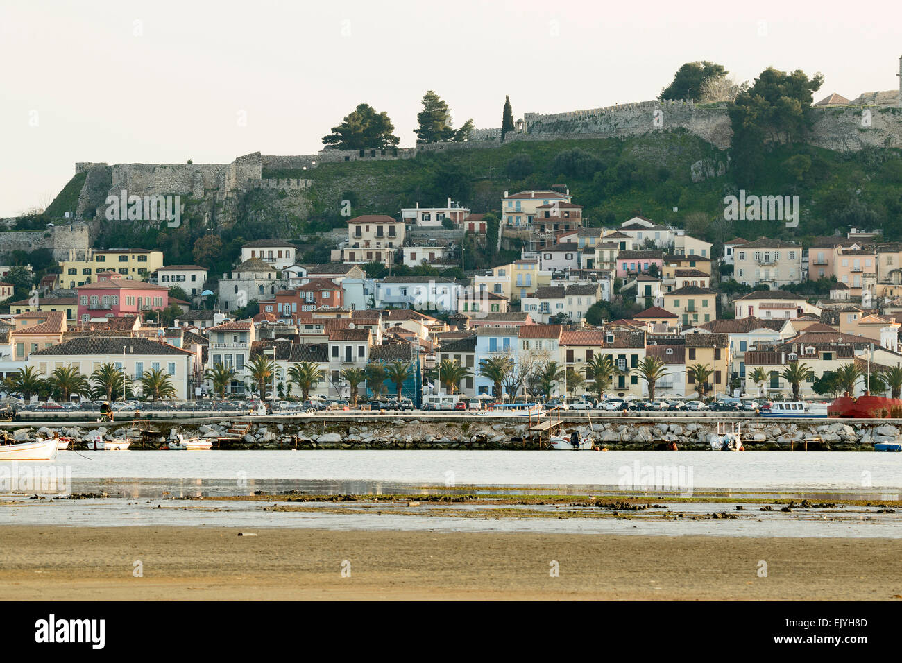 L'ancienne capitale de la Grèce, la ville historique de Nauplie Banque D'Images