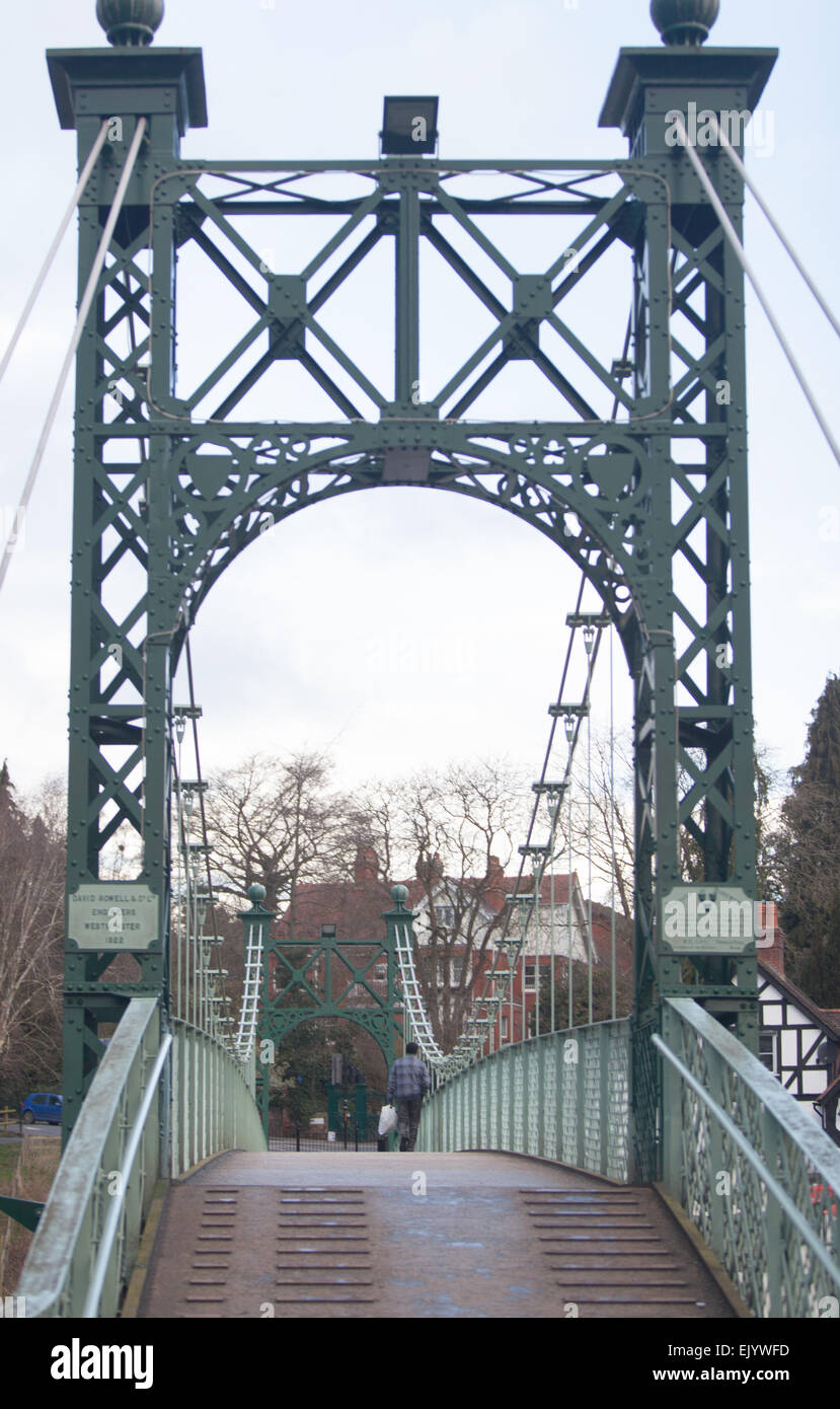 Bridge à Shrewsbury Banque D'Images