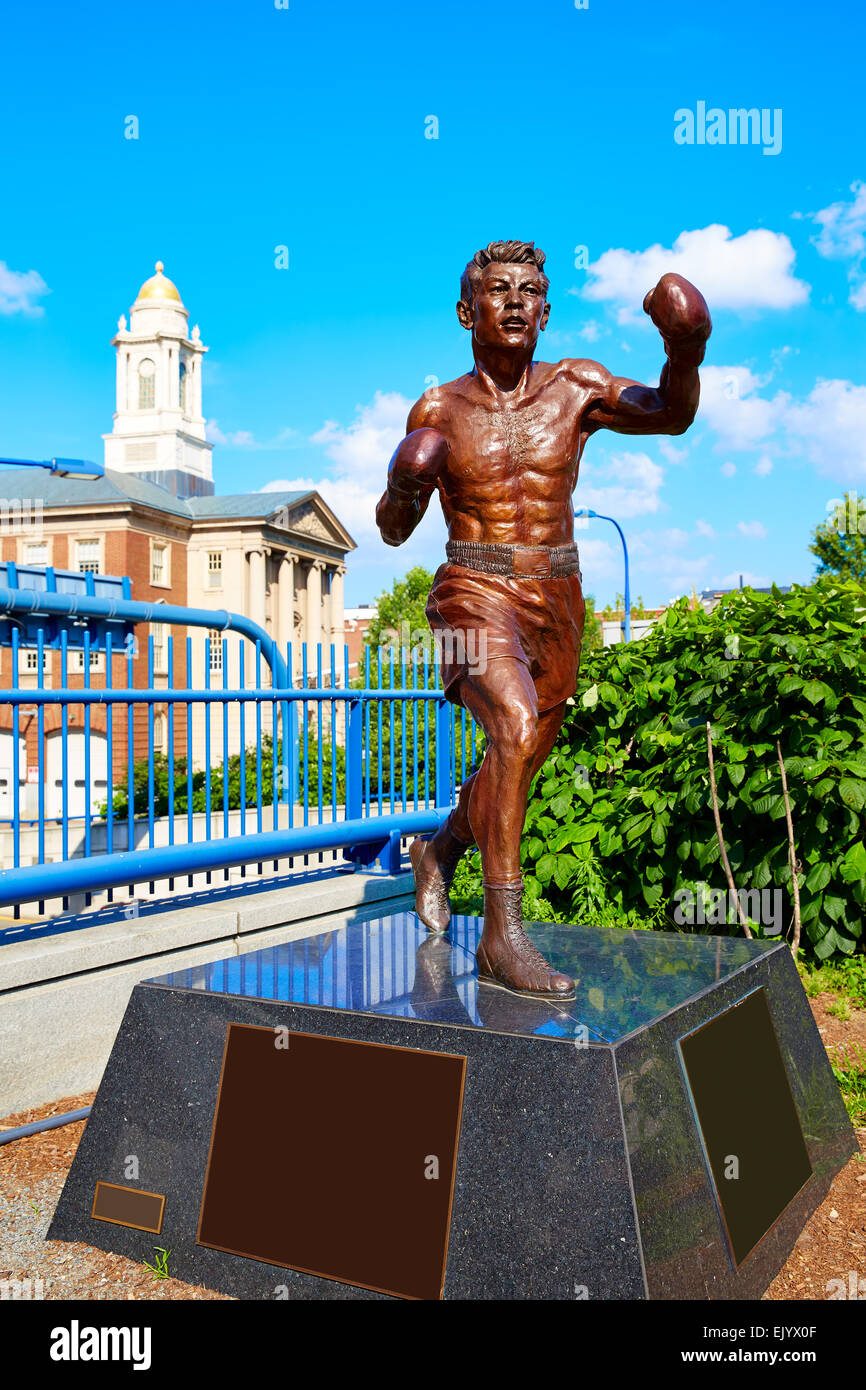 Tony DeMarco Boston Massachusetts USA statue en boxer Banque D'Images