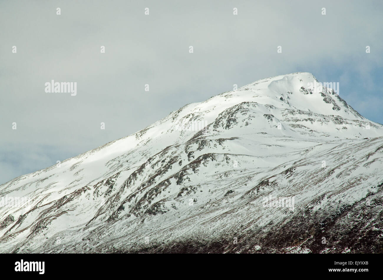 Sommet du Sgurr na Lapaich à Glen Affric Banque D'Images