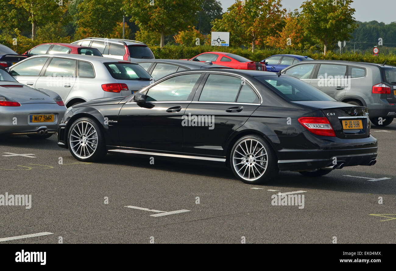 Mercedes Benz C63 AMG Banque D'Images