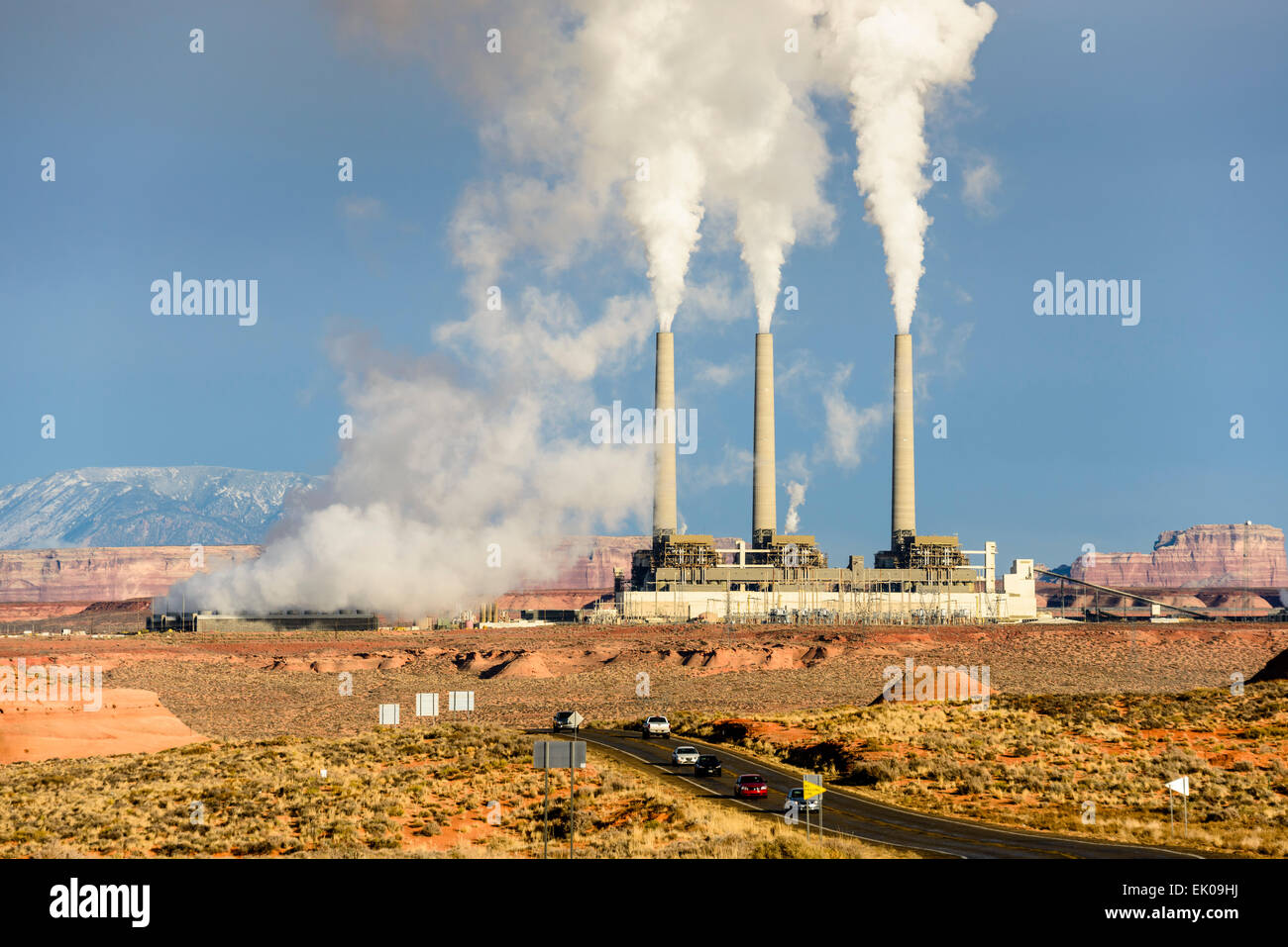 La centrale de charbon Navajo Banque D'Images