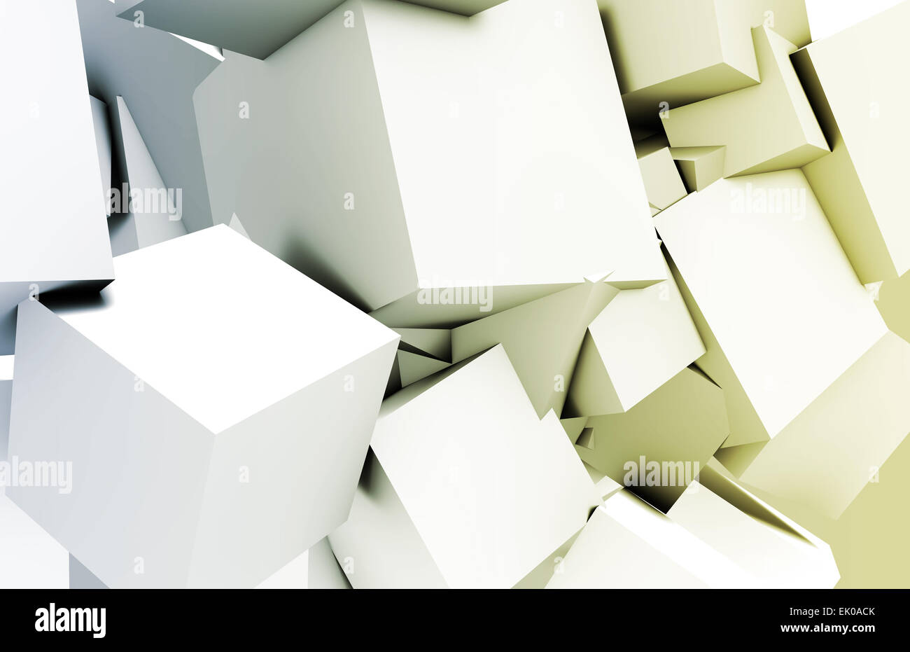 La technologie quantique comme un concept abstrait art Banque D'Images