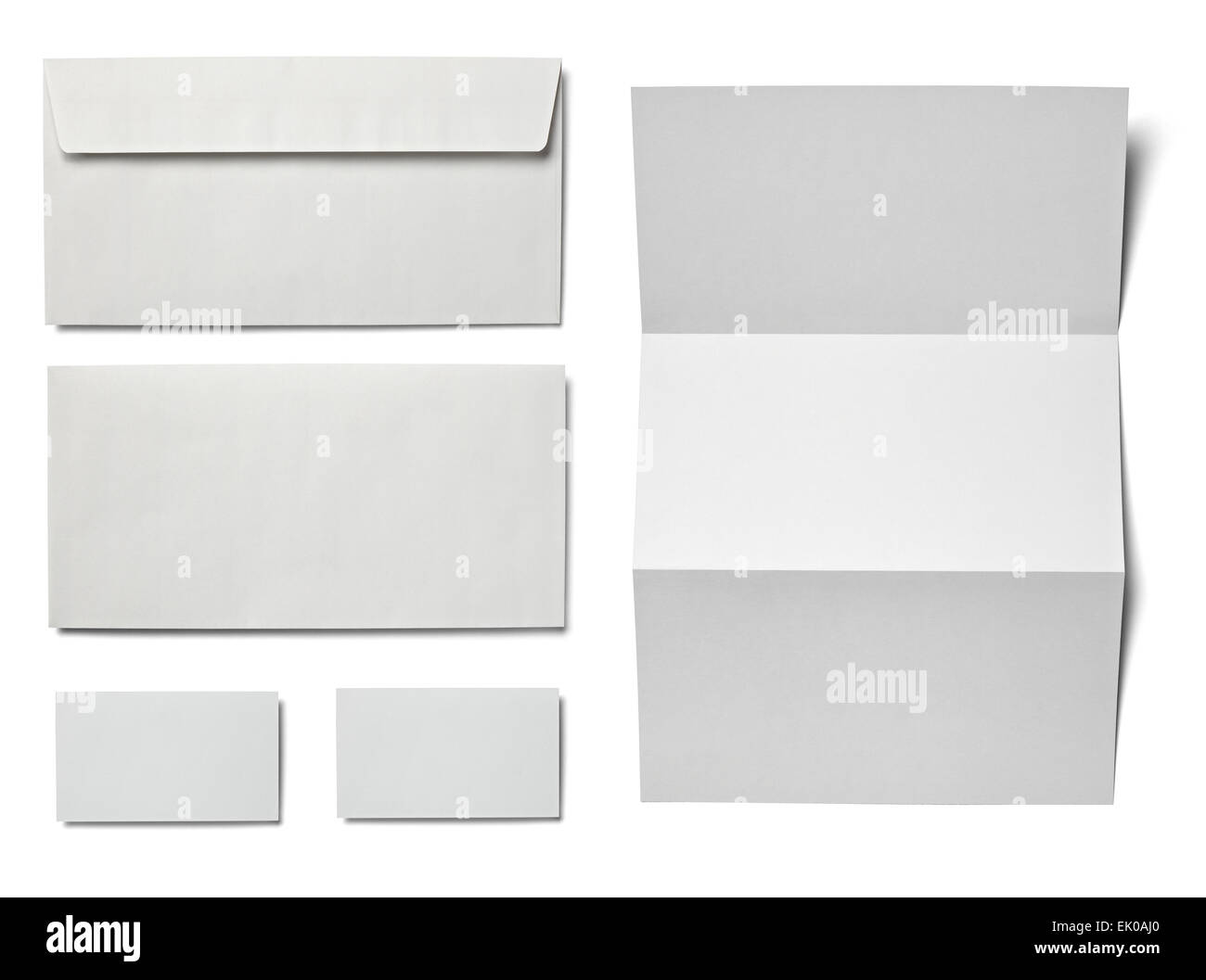 Enveloppe business template Banque D'Images