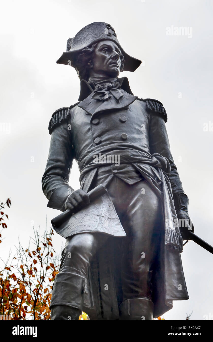 Andrzej Kosciusko Statue, Lafayette Park Washington DC Banque D'Images Andrzej Kosciusko Statue, Lafayette Park Washington DC Banque D'Images