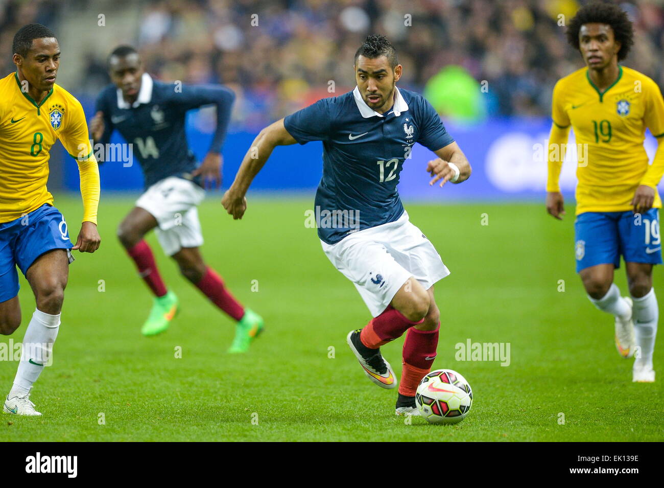 Dimitri Payet - 26.03.2015 - France/Bresil - Match amical.Photo : André Ferreira/Icon Sport Banque D'Images