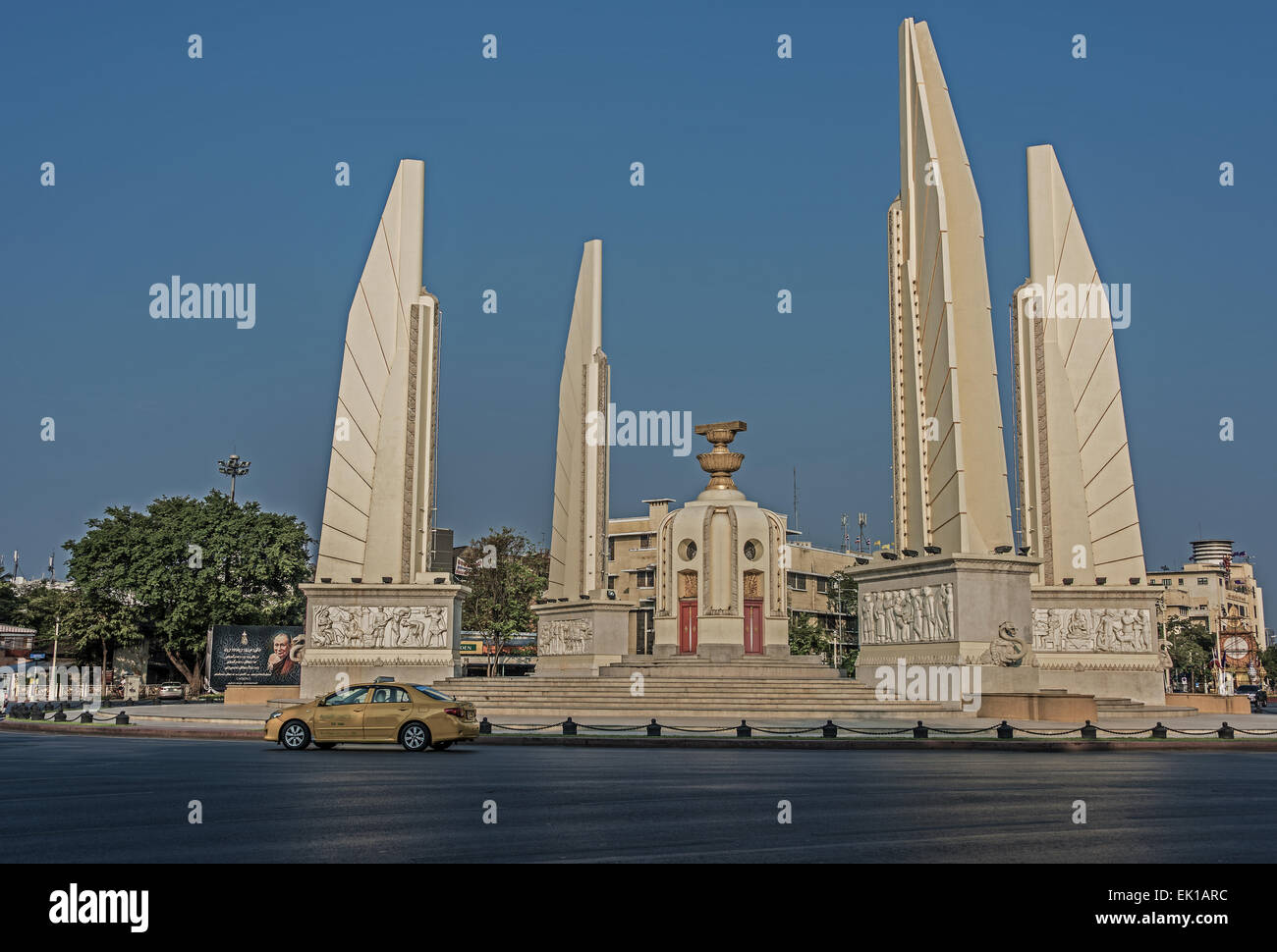 Le Monument de la démocratie à Bangkok Banque D'Images