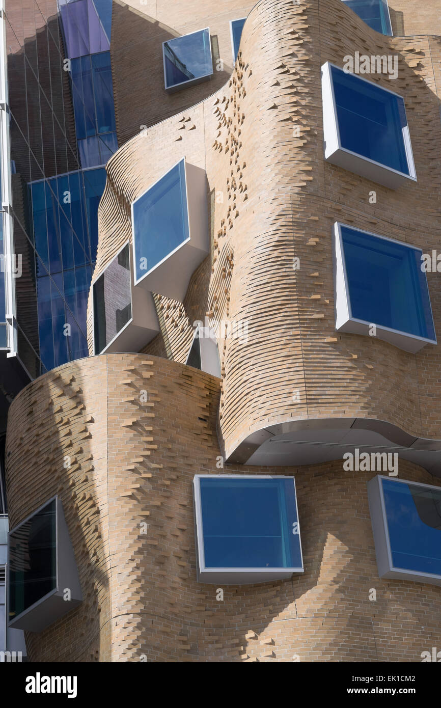 Le Dr Chau Chak Bâtiment d'aile à l'Université de Technologie de Sydney (UTS). Architecte : Frank Gehry. Banque D'Images