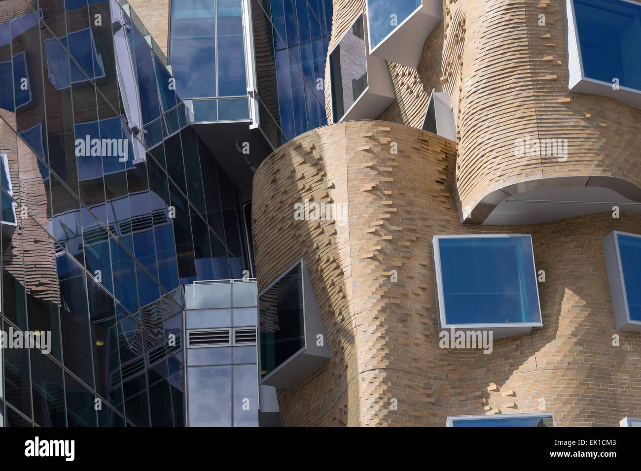 Le Dr Chau Chak Bâtiment d'aile à l'Université de Technologie de Sydney (UTS). Architecte : Frank Gehry. Banque D'Images