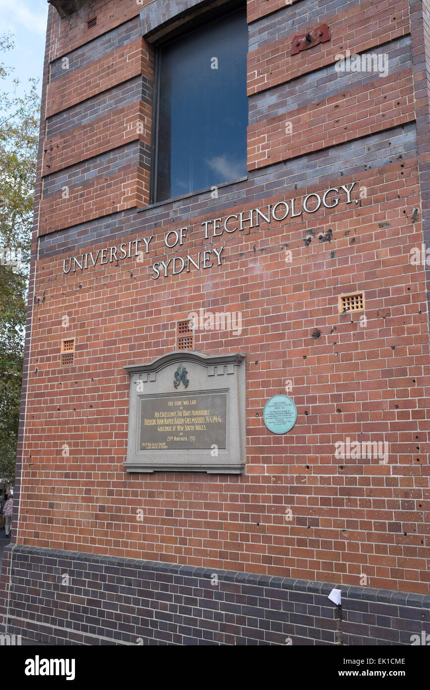 Université de Technologie de Sydney. Australie Sydney, NSW. Banque D'Images