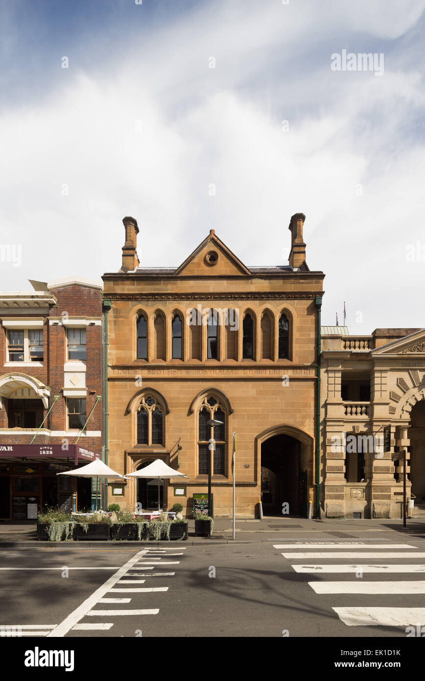 Le quartier des roches à Sydney en Australie. Banque D'Images