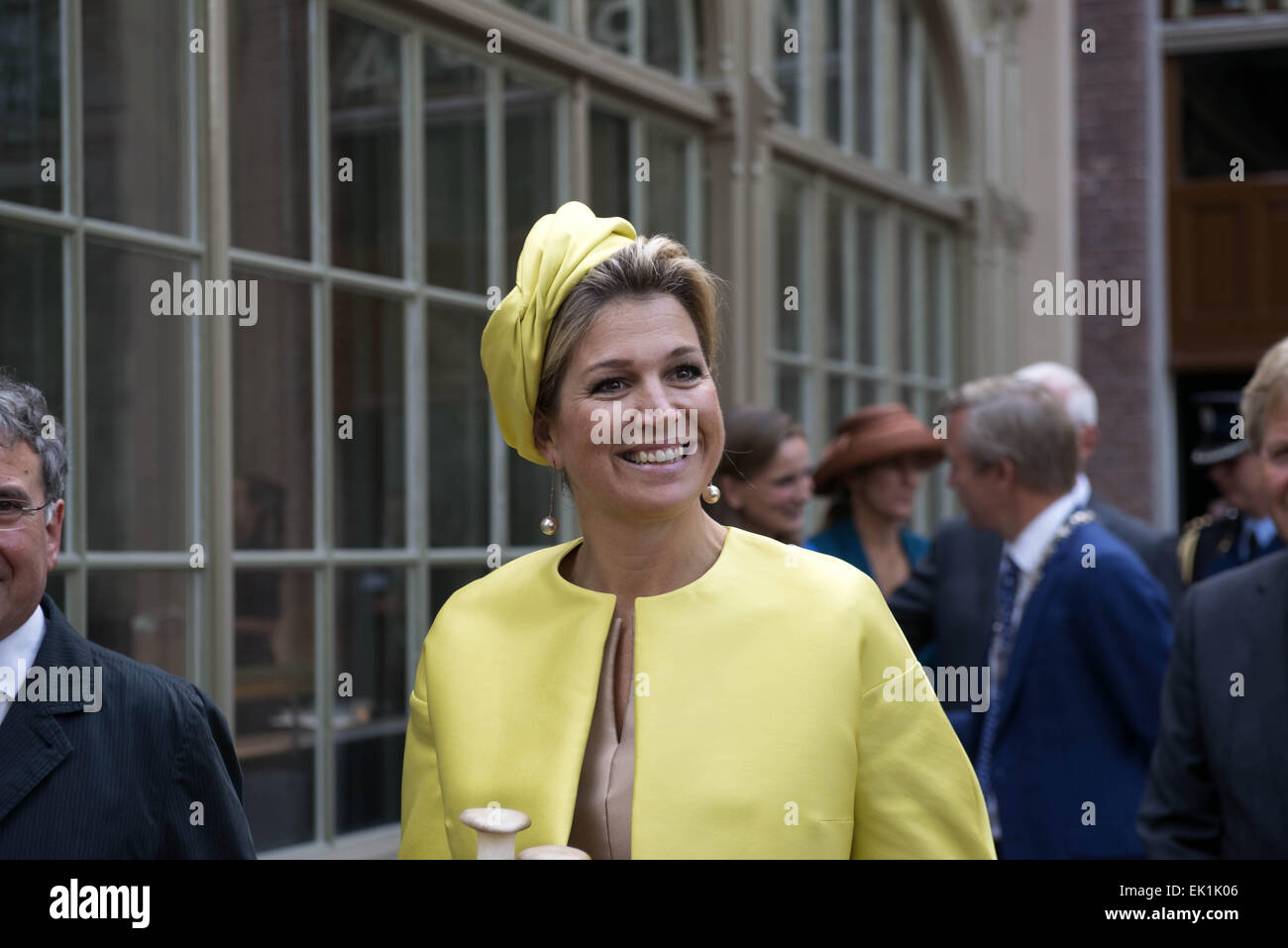 Reine maxima de l'ouverture d'un nouveau micro-organisme à Micropia musée Zoo Artis. Comprend : Reine Maxima Où : Amsterdam, Pays-Bas Quand : 30 mai 2014 Banque D'Images