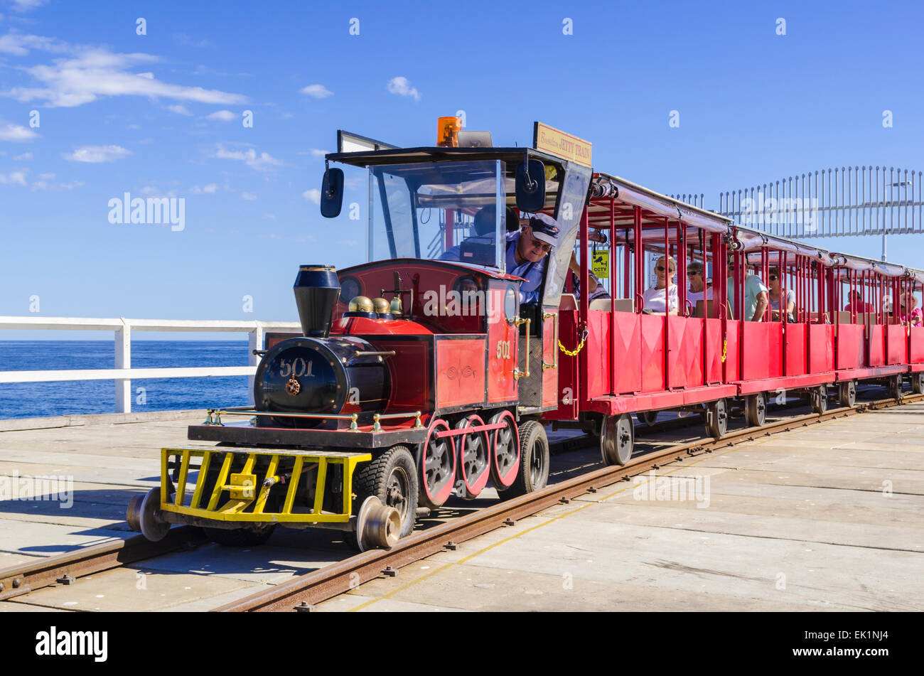 Train de Busselton Jetty, Busselton, Australie occidentale, Australie Banque D'Images