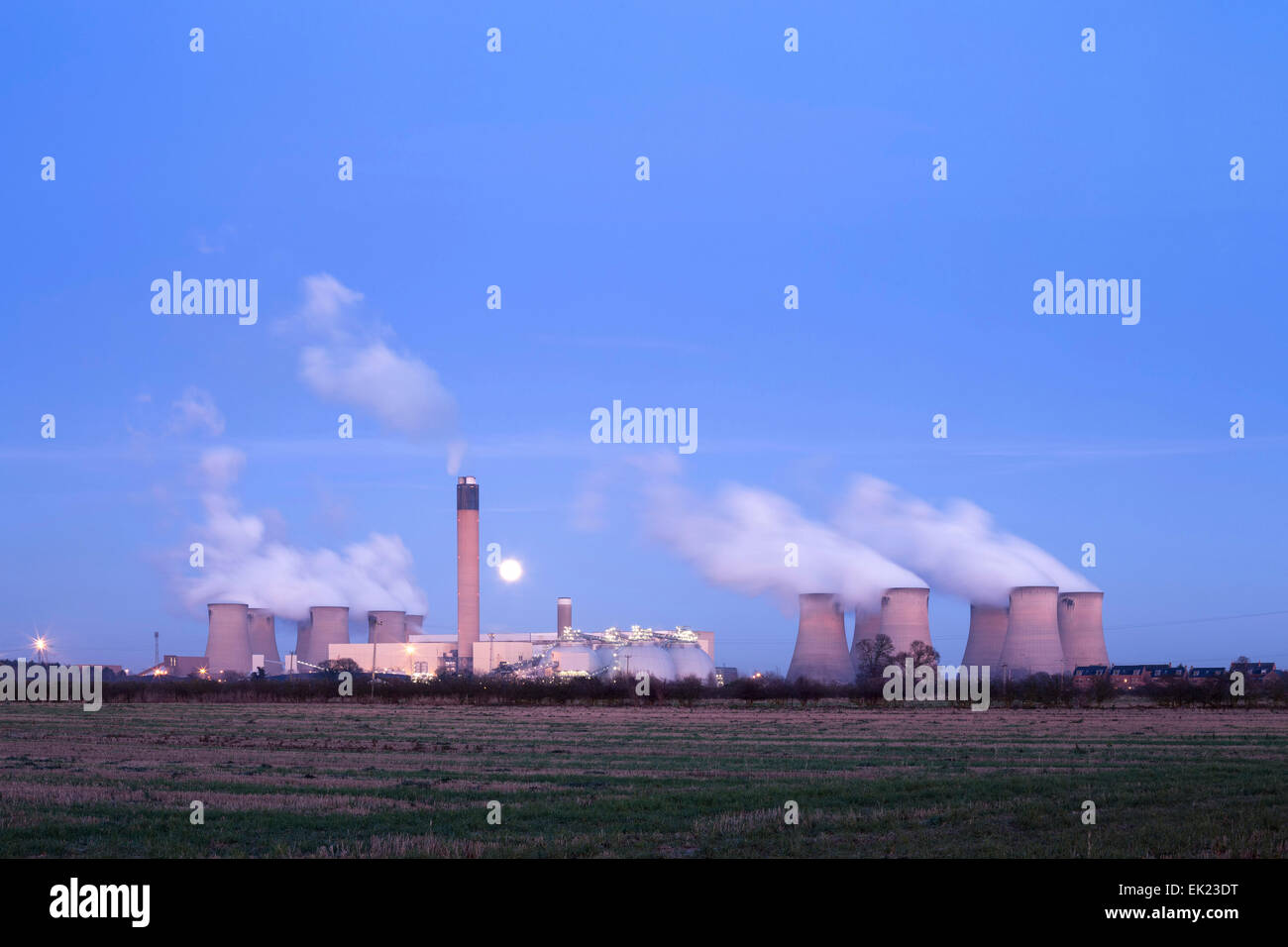 Drax powerstation, Yorkshire du Nord. Banque D'Images